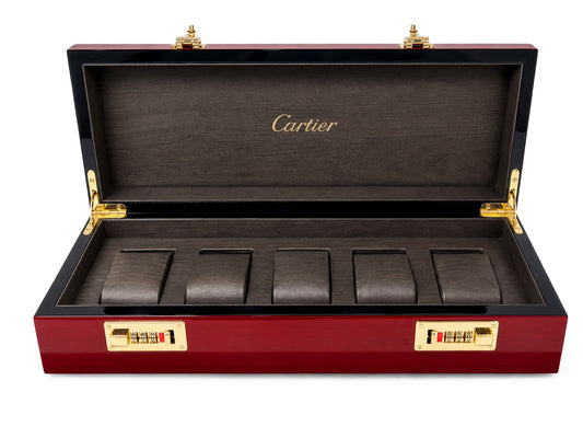 Cartier red watch box