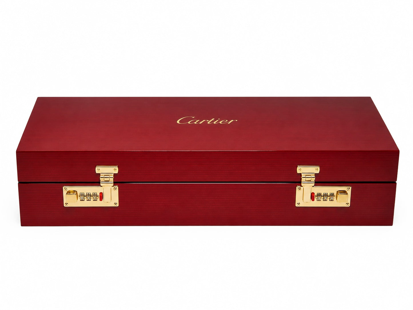 Cartier red watch box