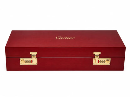 Cartier red watch box