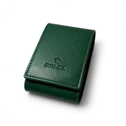 Rolex Watch Pouch — Green Travel Case