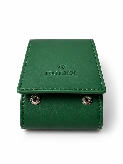Rolex Watch Pouch — Green Travel Case