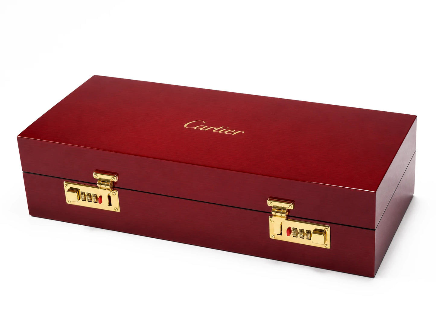 Cartier red watch box