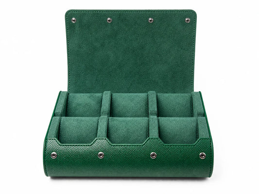 Rolex green 6 slots watch case