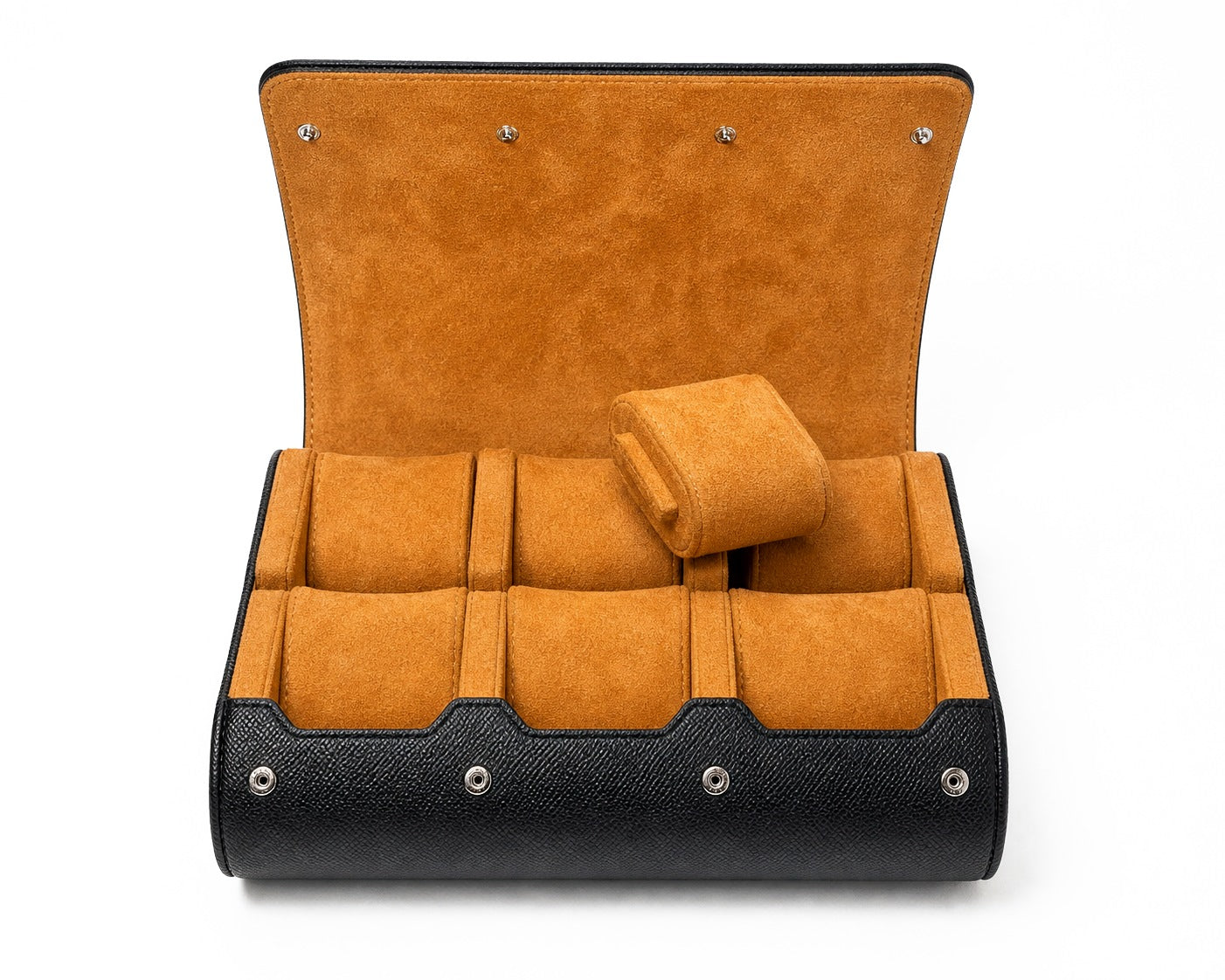 Omega black watch roll