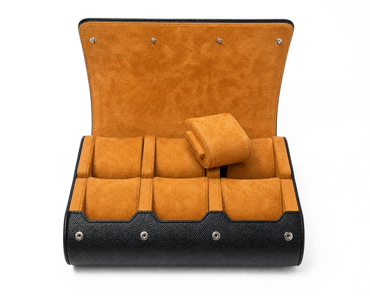Omega black watch roll