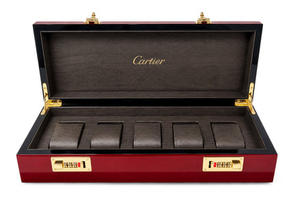 Cartier red watch box