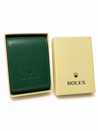 Rolex Watch Pouch — Green Travel Case