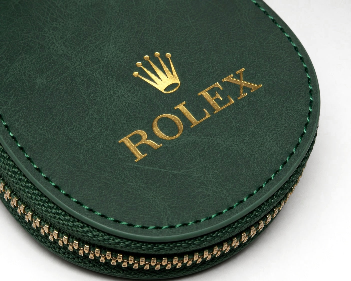 Rolex green zip case