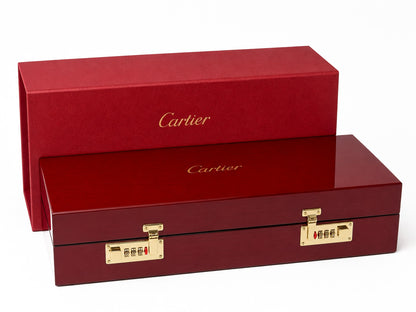 Cartier red watch box