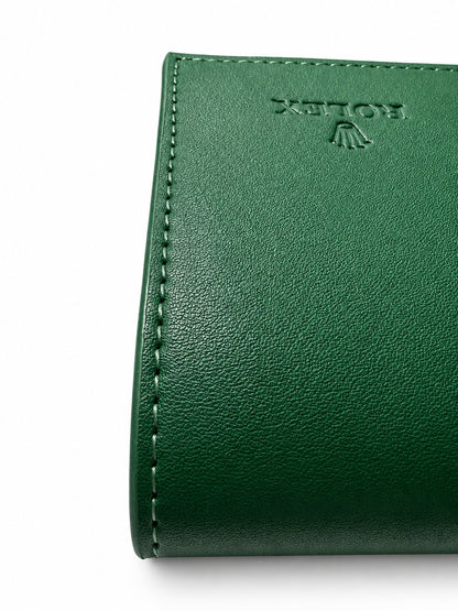 Rolex Watch Pouch — Green Travel Case