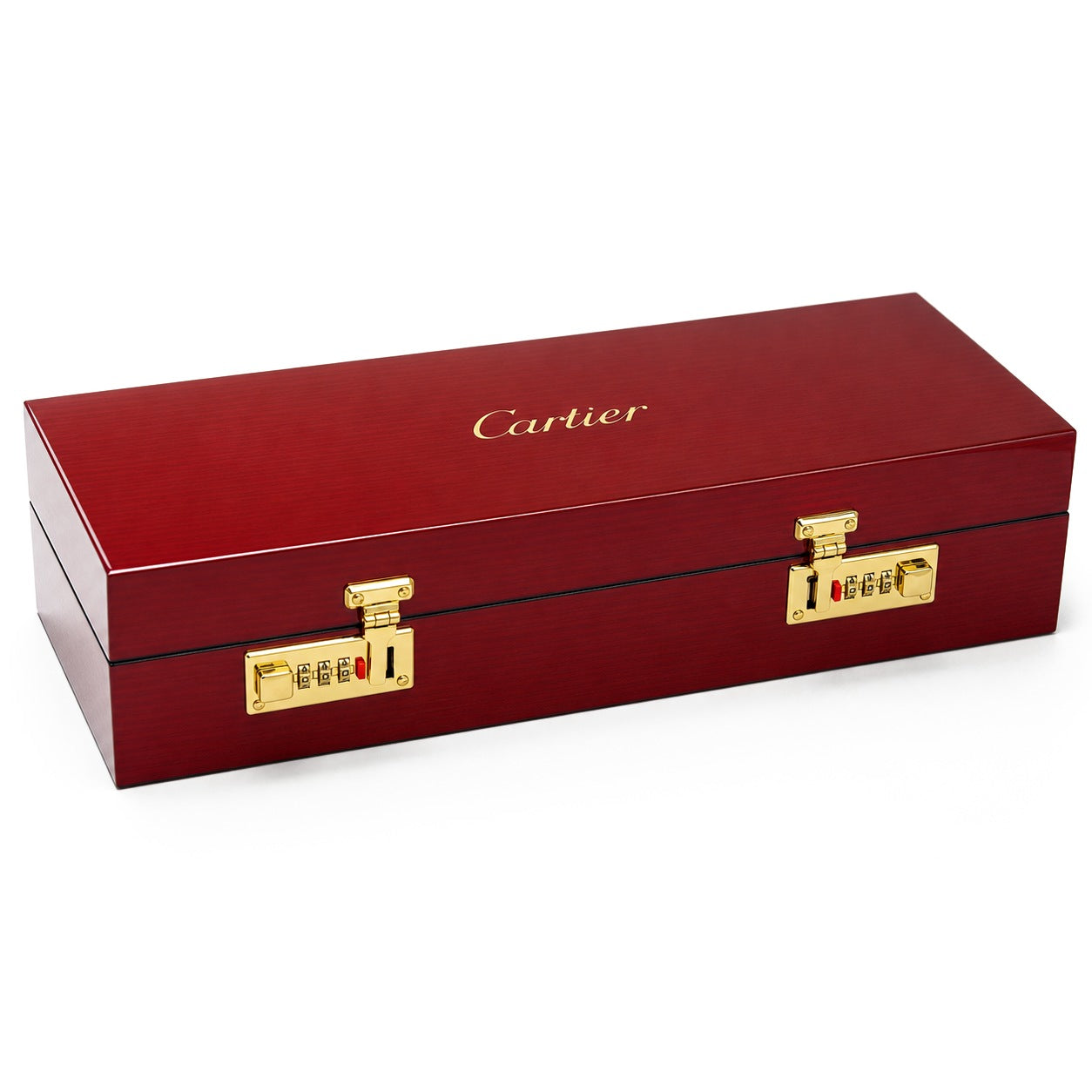 Cartier red watch box