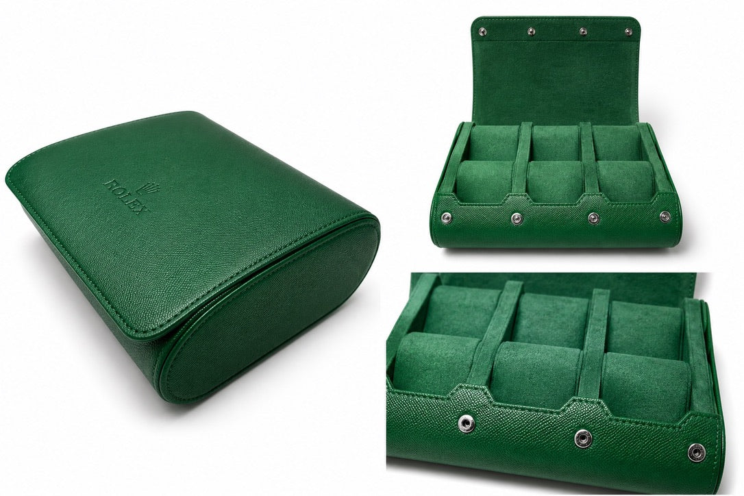 Rolex green 6 slots watch case