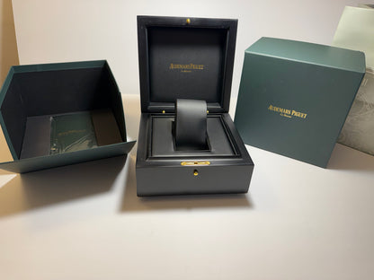 Audemars Piguet Watch Box — Royal Oak Case with Booklets & Bag
