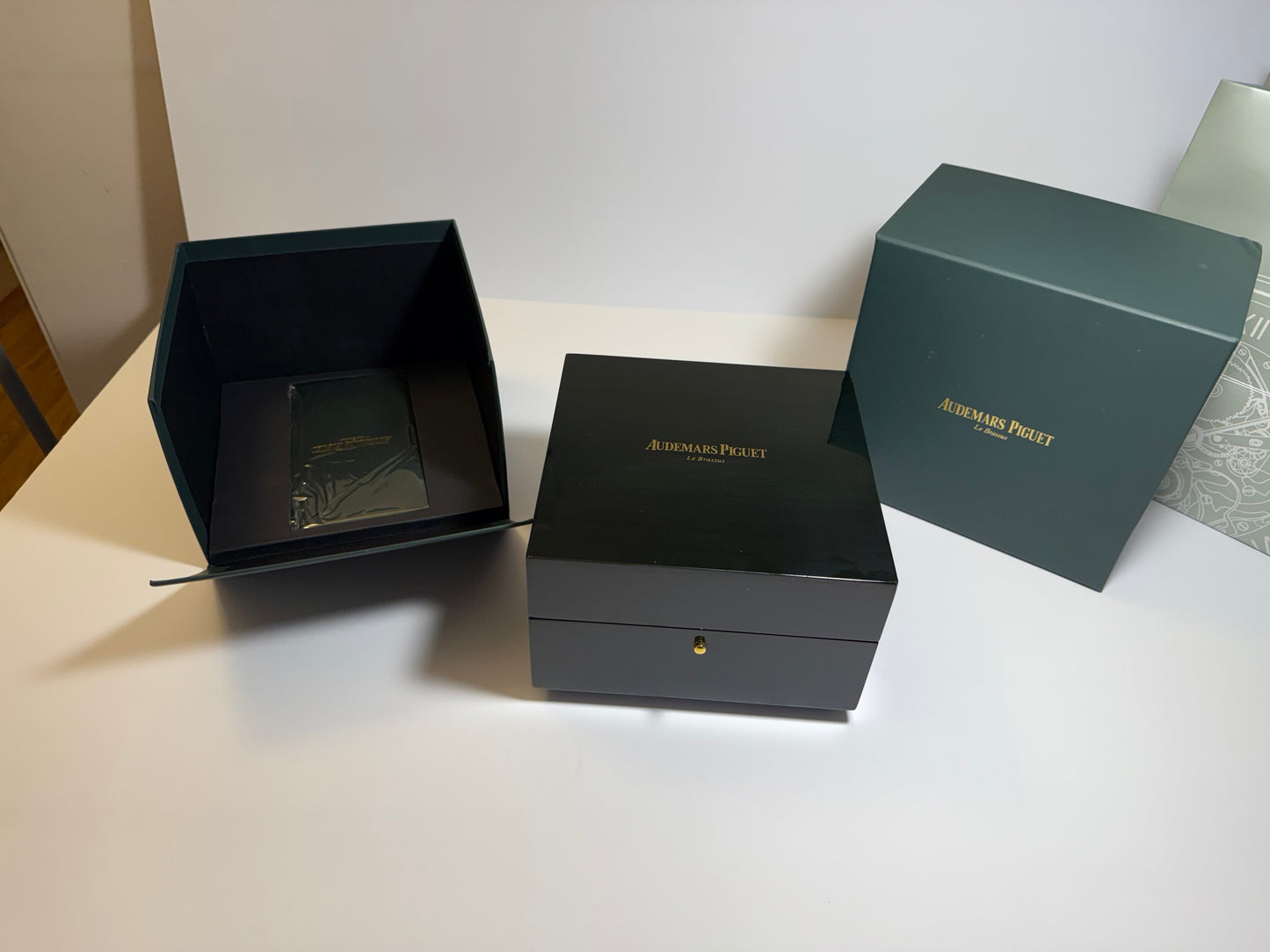 Audemars Piguet Watch Box — Royal Oak Case with Booklets & Bag