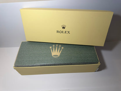Green Rolex Lacquered Wood Box (5 slots)