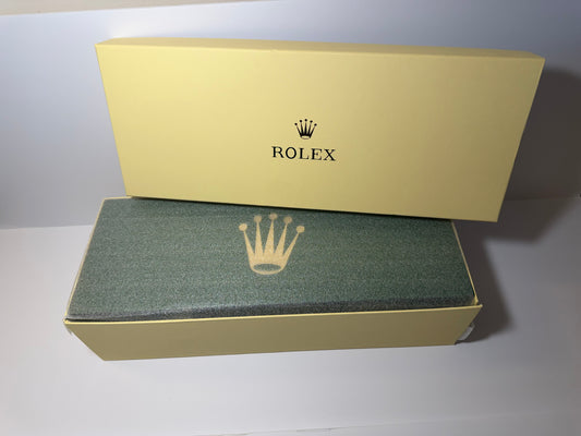 Green Rolex Lacquered Wood Box (5 slots)