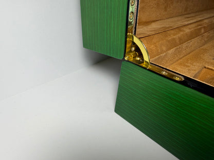 Green Rolex Lacquered Wood Box (5 slots)