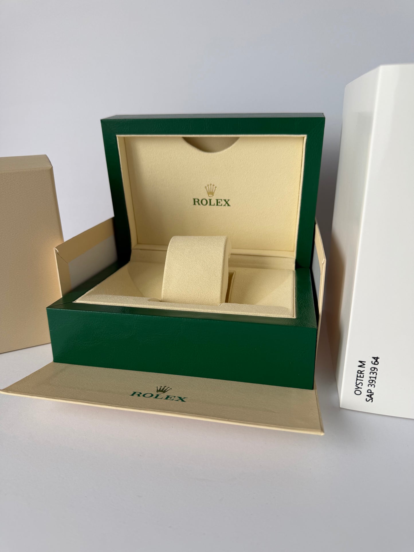 Rolex Watch Box — Classic Vintage Style Case with Booklets & Bag SAP 39139.64