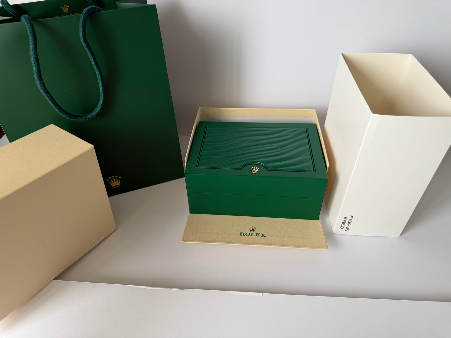 Rolex Watch Box — Classic Vintage Style Case with Booklets & Bag SAP 39139.64
