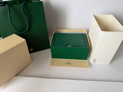 Rolex Watch Box — Classic Vintage Style Case with Booklets & Bag SAP 39139.64