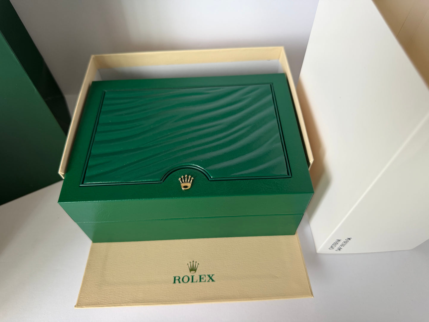 Rolex Watch Box — Classic Vintage Style Case with Booklets & Bag SAP 39139.64