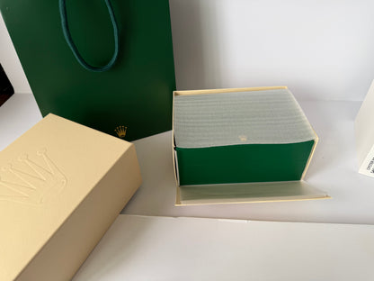 Rolex Watch Box — Classic Vintage Style Case with Booklets & Bag SAP 39139.64