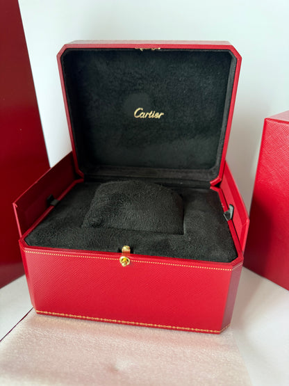 Cartier Watch Box — Original Presentation Case with Booklets & Bag