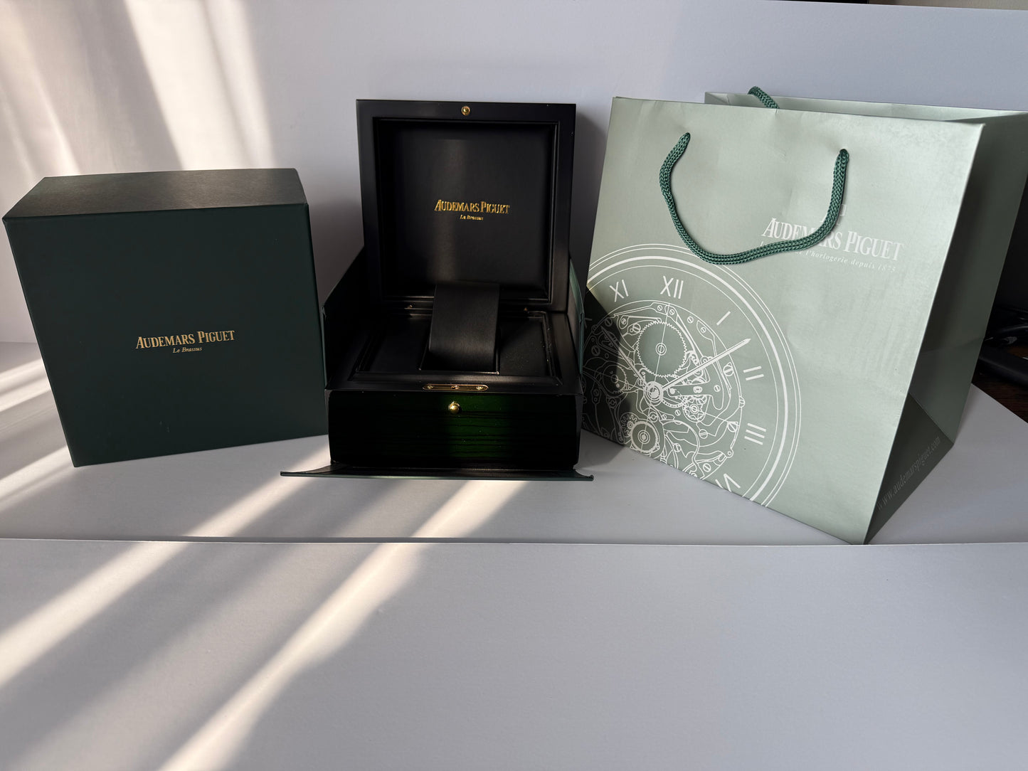 Audemars Piguet Watch Box — Royal Oak Case with Booklets & Bag