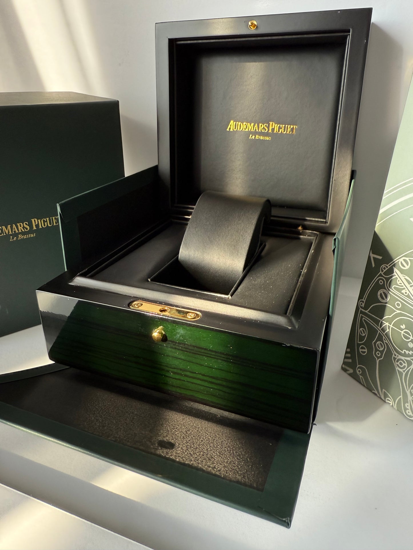 Audemars Piguet Watch Box — Royal Oak Case with Booklets & Bag