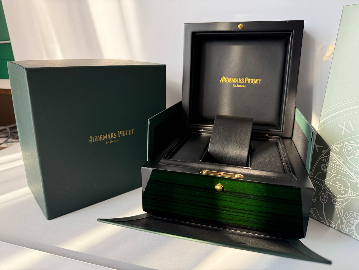Audemars Piguet Watch Box — Royal Oak Case with Booklets & Bag