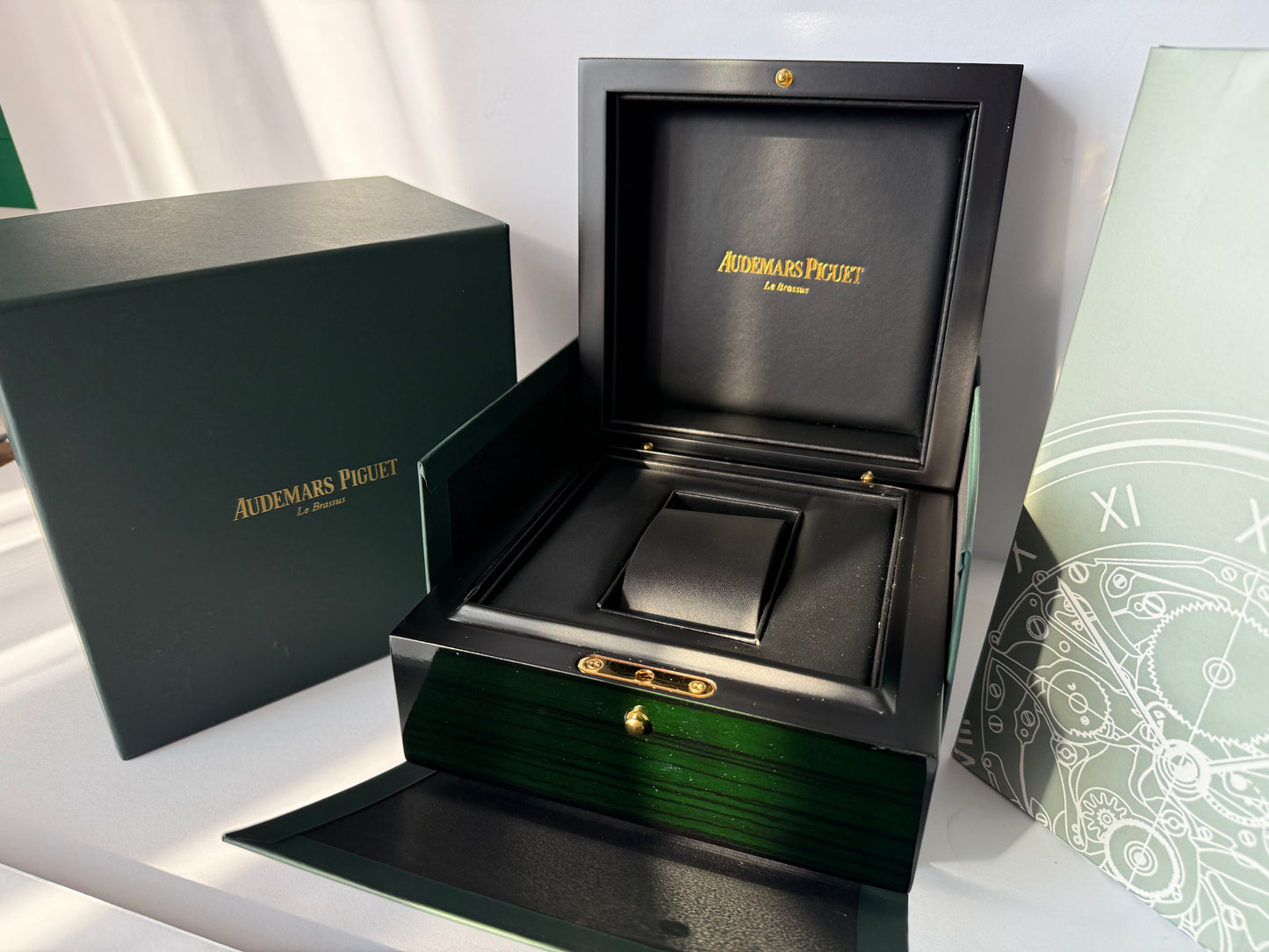 Audemars Piguet Watch Box — Royal Oak Case with Booklets & Bag