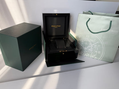 Audemars Piguet Watch Box — Royal Oak Case with Booklets & Bag