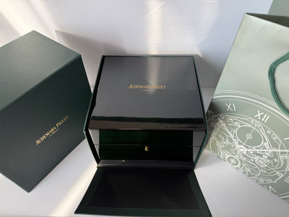 Audemars Piguet Watch Box — Royal Oak Case with Booklets & Bag