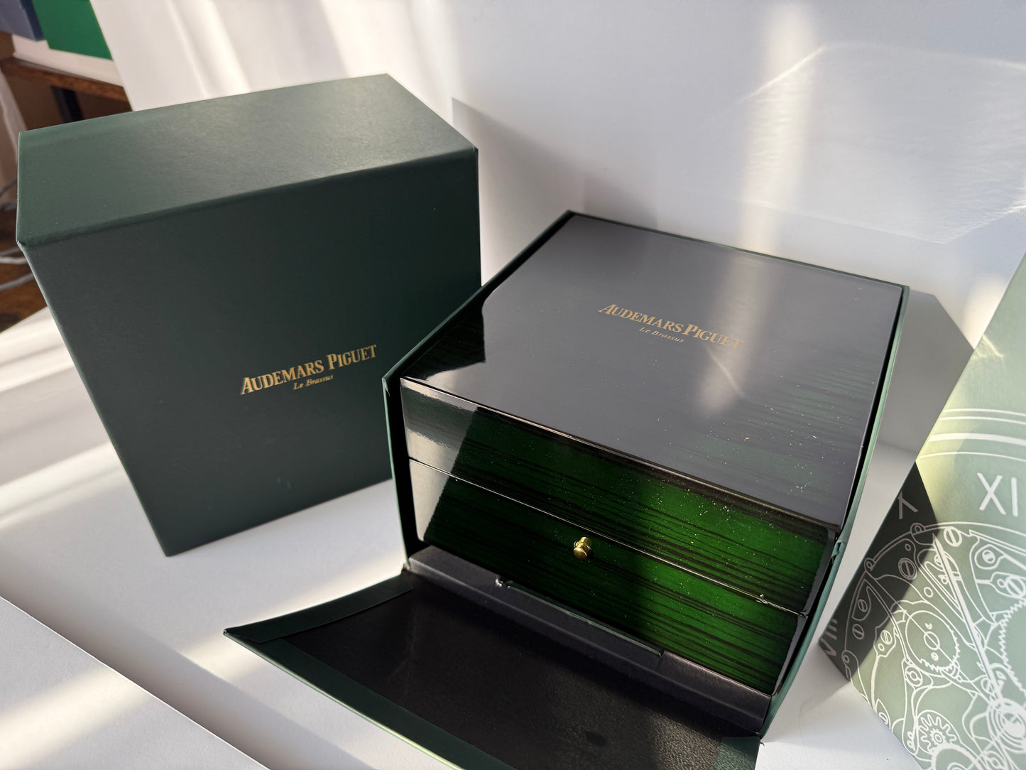 Audemars Piguet Watch Box — Royal Oak Case with Booklets & Bag
