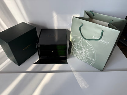 Audemars Piguet Watch Box — Royal Oak Case with Booklets & Bag