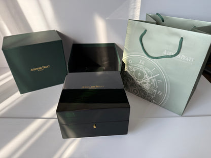 Audemars Piguet Watch Box — Royal Oak Case with Booklets & Bag