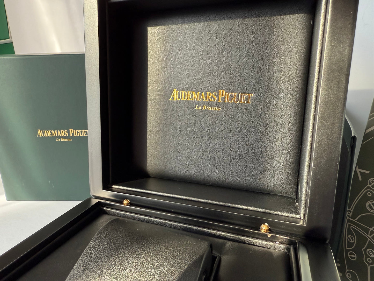 Audemars Piguet Watch Box — Royal Oak Case with Booklets & Bag
