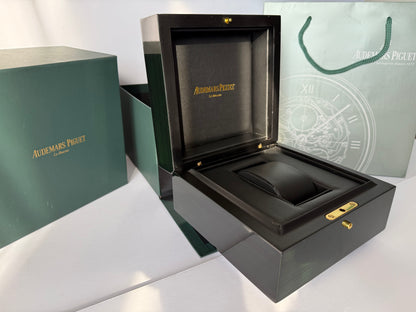 Audemars Piguet Watch Box — Royal Oak Case with Booklets & Bag