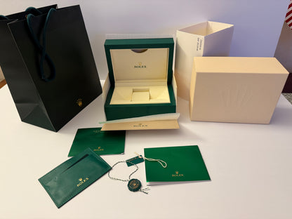 Rolex Watch Box — Classic Vintage Style Case with Booklets & Bag SAP 39139.64