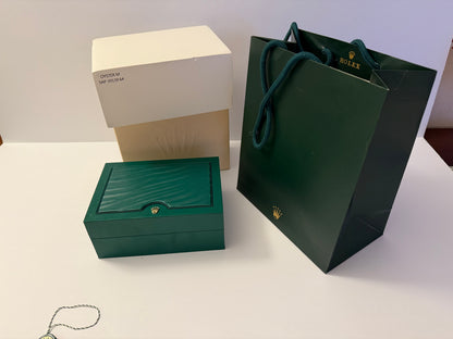 Rolex Watch Box — Classic Vintage Style Case with Booklets & Bag SAP 39139.64