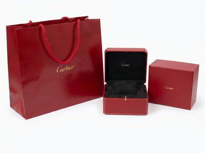 Cartier Watch Box — Original Presentation Case with Booklets & Bag
