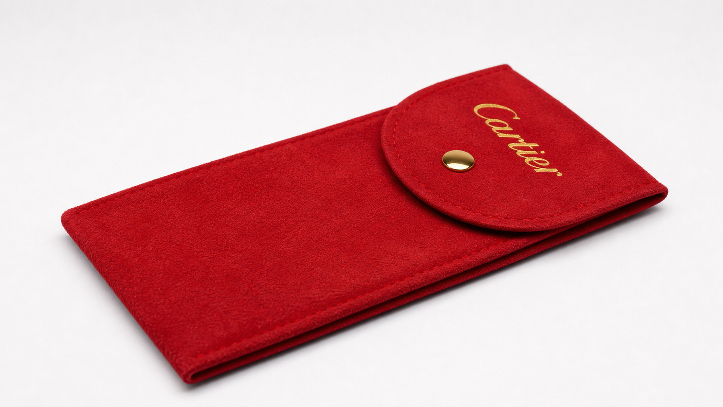 Cartier red pouch