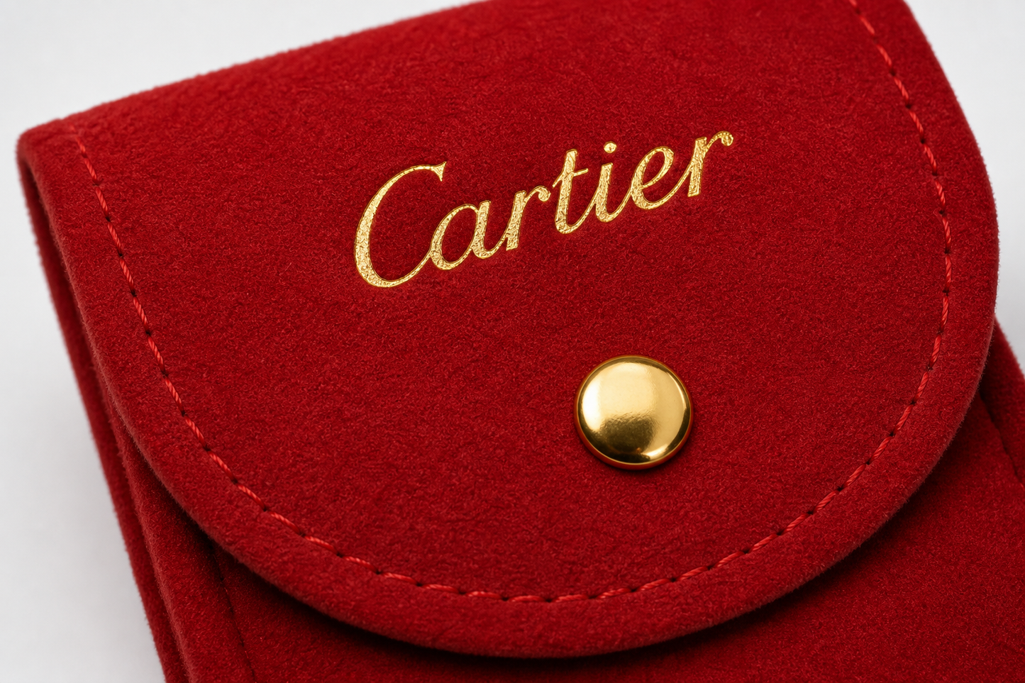 Cartier red pouch