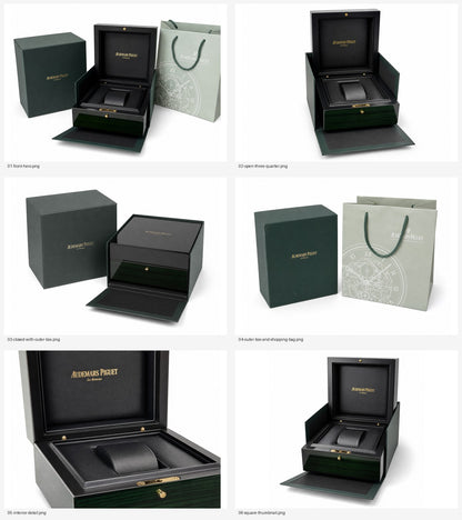 Audemars Piguet Watch Box — Royal Oak Case with Booklets & Bag