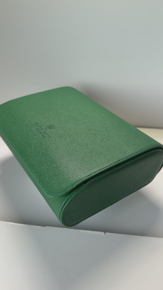 Rolex Watch Case — Green 6-Watch Storage