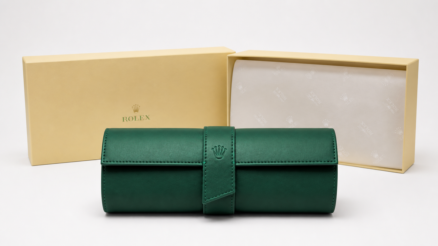 Rolex green case